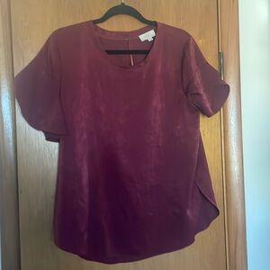 LOFT Flutter Sleeve Blouse